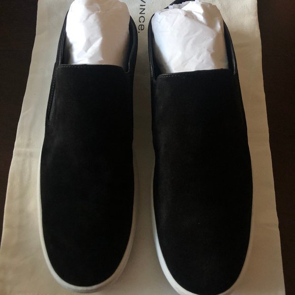 Vince Verrell Slip On Mule Sneakers Black - Picture 5 of 10
